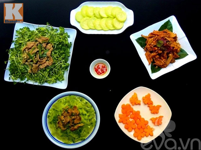Cho bữa ăn chiều gia đình ngon miệng