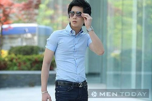 Mẫu áo sơ mi công sở đẹp cho chàng trẻ trung