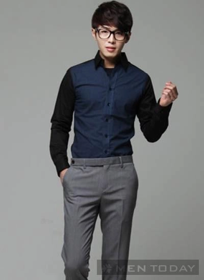 Mẫu áo sơ mi công sở đẹp cho chàng trẻ trung