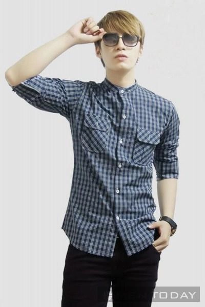 Mẫu áo sơ mi công sở đẹp cho chàng trẻ trung