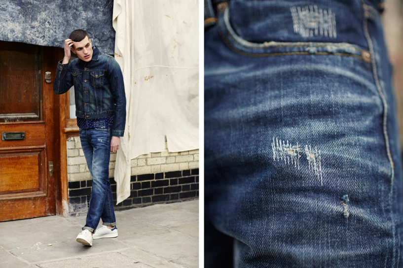 Những mẫu áo khoác nam đẹp phong cách denim on denim