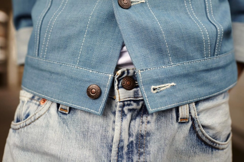 Những mẫu áo khoác nam đẹp phong cách denim on denim