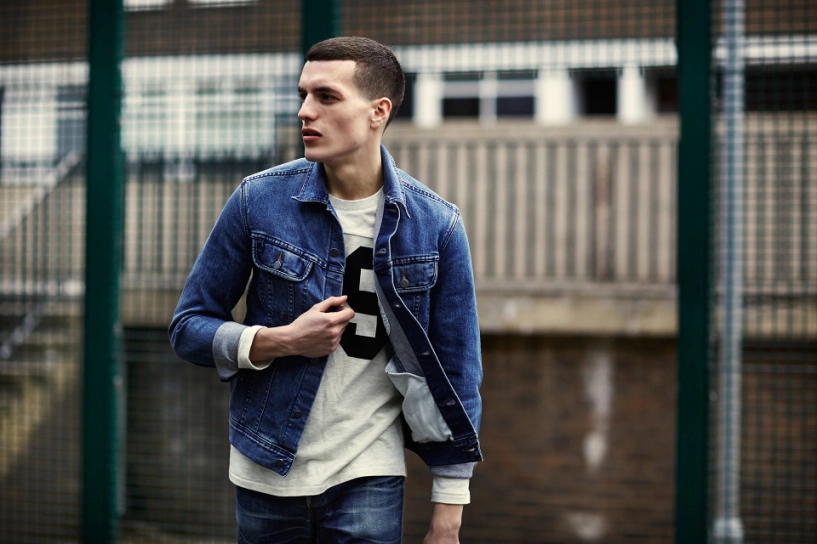 Những mẫu áo khoác nam đẹp phong cách denim on denim