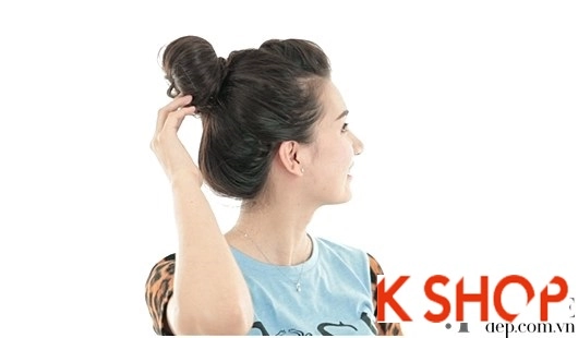 5 kiểu búi tóc cao cho cô nàng dễ thương