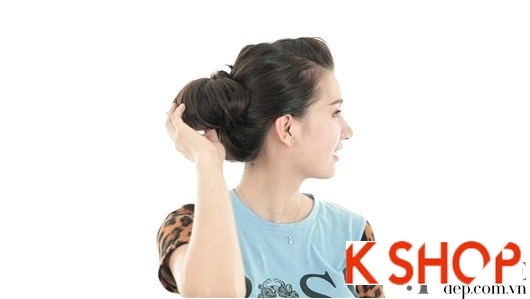 5 kiểu búi tóc cao cho cô nàng dễ thương