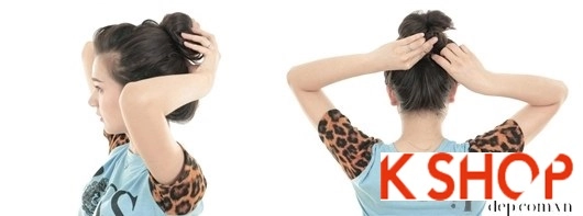 5 kiểu búi tóc cao cho cô nàng dễ thương