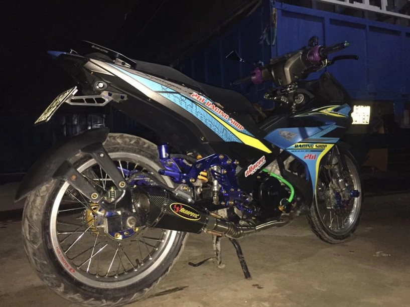 Exciter 150 độ xám xanh cực ngầu