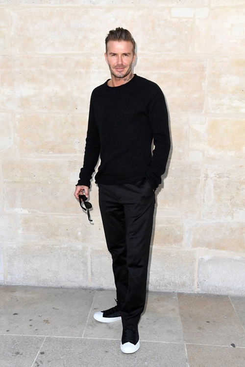David beckham cuốn hút cực độ tại show louis vuitton