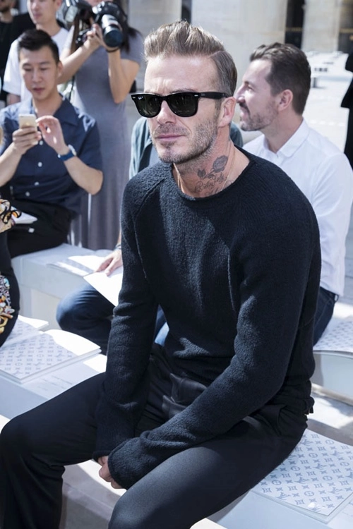 David beckham cuốn hút cực độ tại show louis vuitton