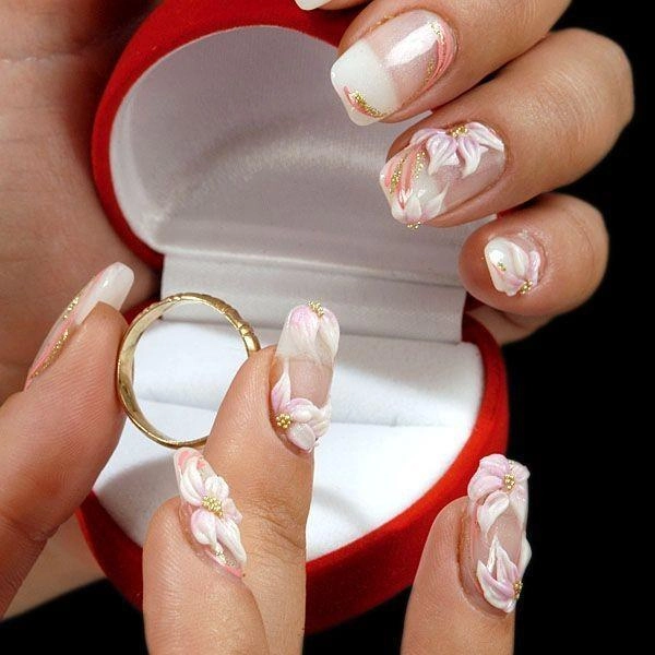 Những mẫu nail sang trọng quý phái cho cô dâu ngày cưới