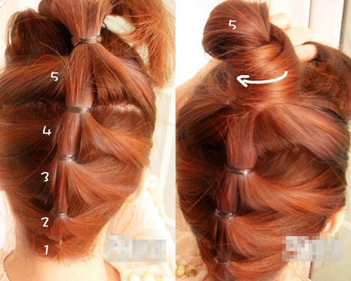 Hướng dẫn búi tóc cao cho bạn gái tại nhà