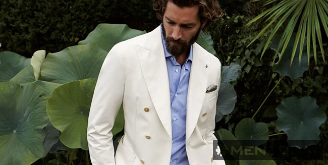 Nhìn lại 4 cách mix đồ nam cùng trang phục trắng 2015
