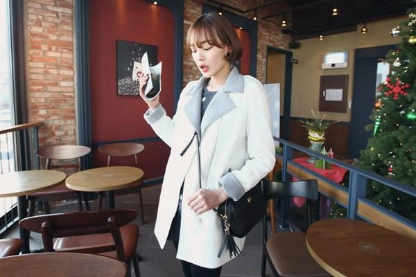 Áo khoác nữ dáng dài cho nàng xinh như sao hàn