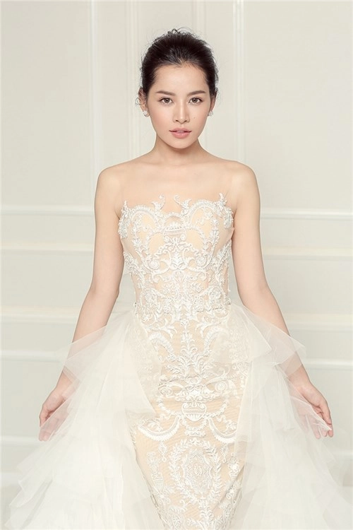Bất ngờ với ảnh cưới đẹp tựa thiên thần của chi pu