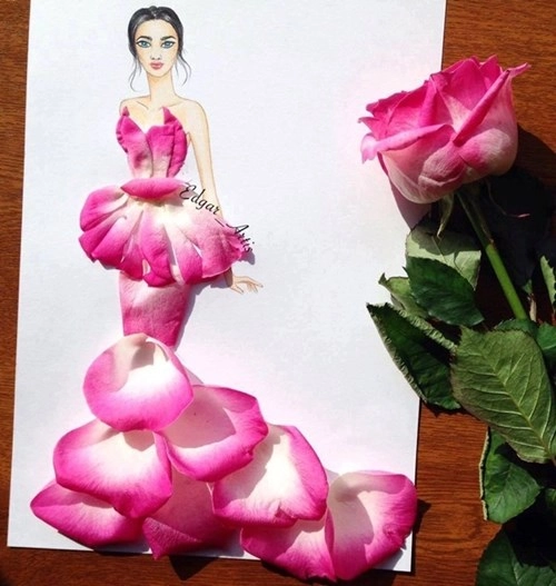 Bst váy hoa khiến người xem không thể rời mắt 1 giây
