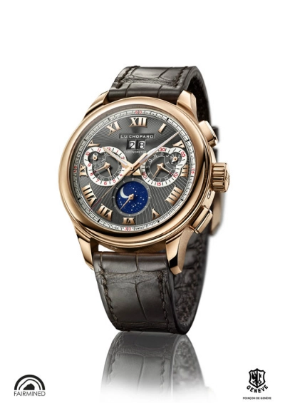 Ngắm đồng hồ luc perpetual chrono bằng vàng nguyên khối