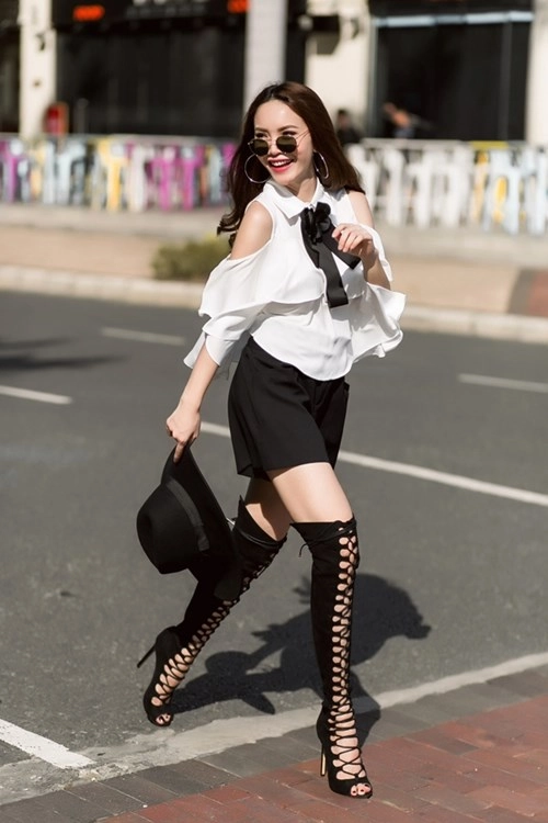Street style đa phong cách của yến trang