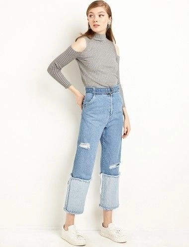 Xu hướng mới cực chất mang tên jeans 2 màu