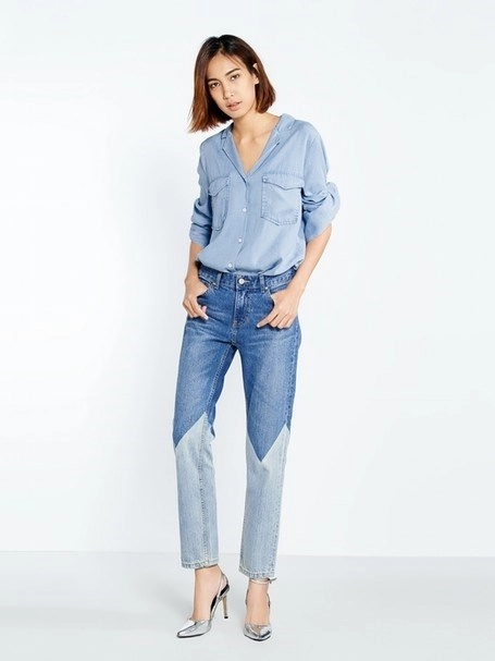 Xu hướng mới cực chất mang tên jeans 2 màu