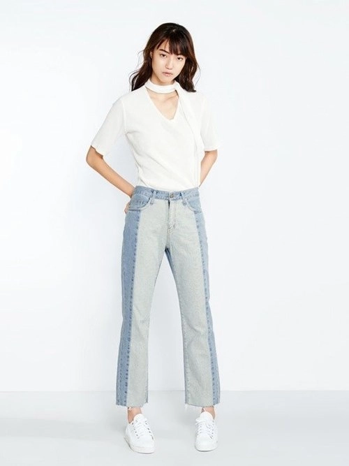 Xu hướng mới cực chất mang tên jeans 2 màu