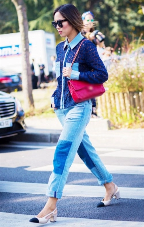 Xu hướng mới cực chất mang tên jeans 2 màu