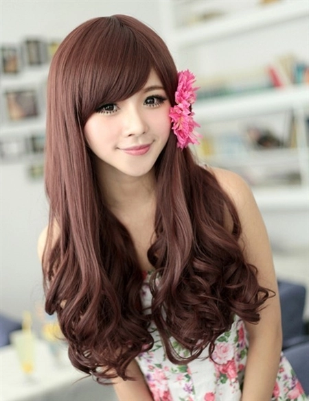 Tóc uốn xoăn đuôi lọn to kiểu hàn quốc thời thượng