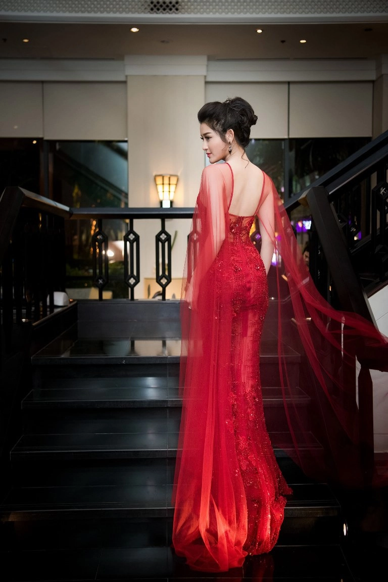 Á hậu Huyền My cuốn hút với đầm xuyên thấu hình ảnh 7 Á hậu huyền my cuốn hút gợi cảm với đầm xuyên thấu