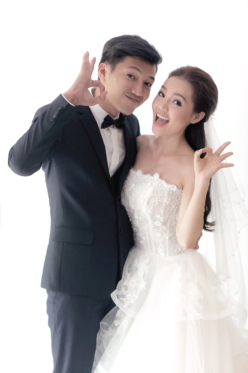 Áo cưới bồng bềnh như mây của linh phi