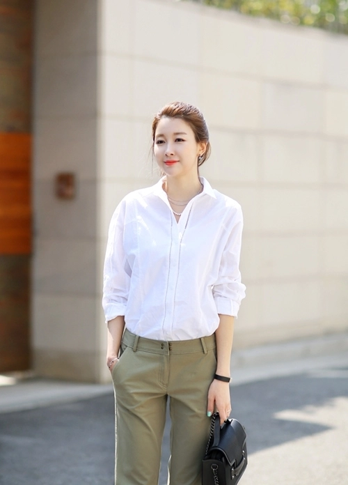 Áo sơ mi nữ dáng rộng cho nàng công sở trẻ trung