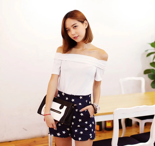 Áo trễ vai quyến rũ cho nàng công sở