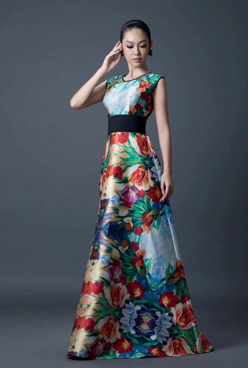 Những bộ đầm dạ hội phương linh mang đến hoa hậu quốc tế 2016