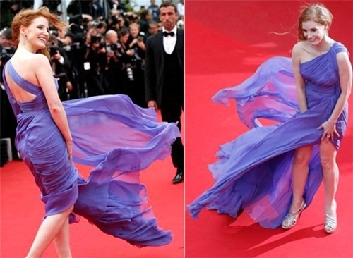 Những chiếc váy khiến mĩ nhân muối mặt trên thảm đỏ cannes
