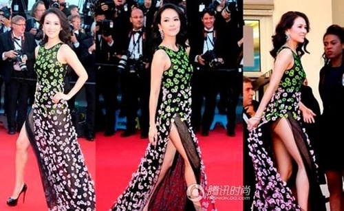 Những chiếc váy khiến mĩ nhân muối mặt trên thảm đỏ cannes