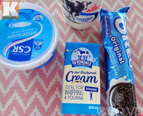 Sợ gì nóng khi đã có kem sữa oreo mát lạnh