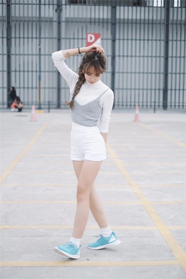 Tuyệt chiêu ăn gian chiều cao của quỳnh anh shyn min