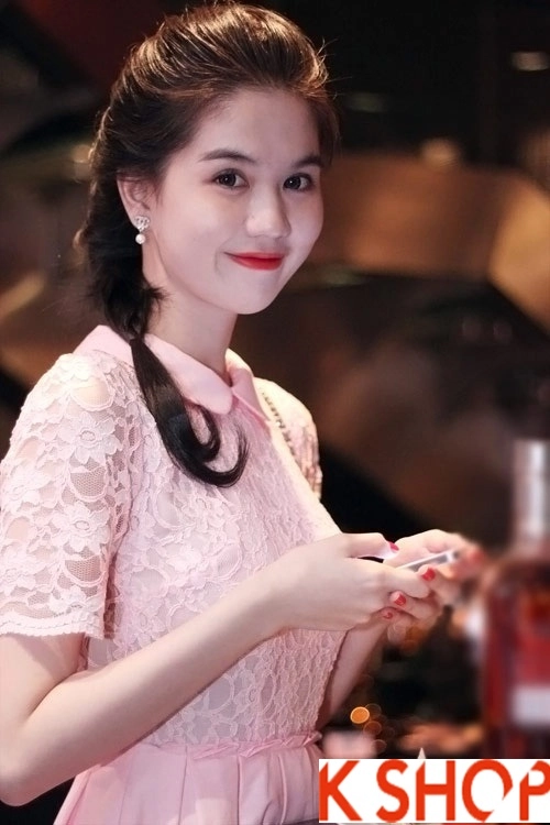 5 mẫu tóc tết đẹp xinh xắn của ngọc trinh