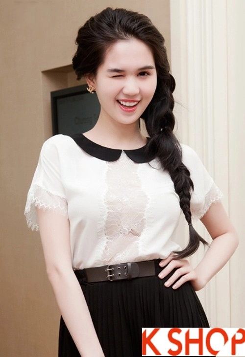 5 mẫu tóc tết đẹp xinh xắn của ngọc trinh