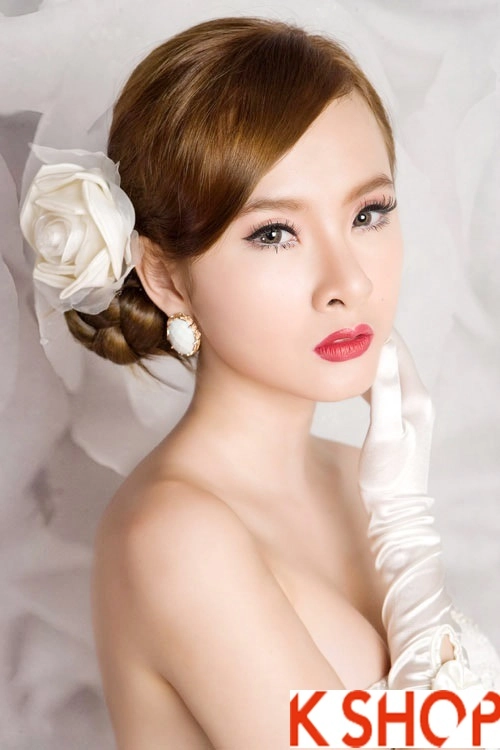 Bst tóc cô dâu đẹp quyến rũ trong ngày cưới