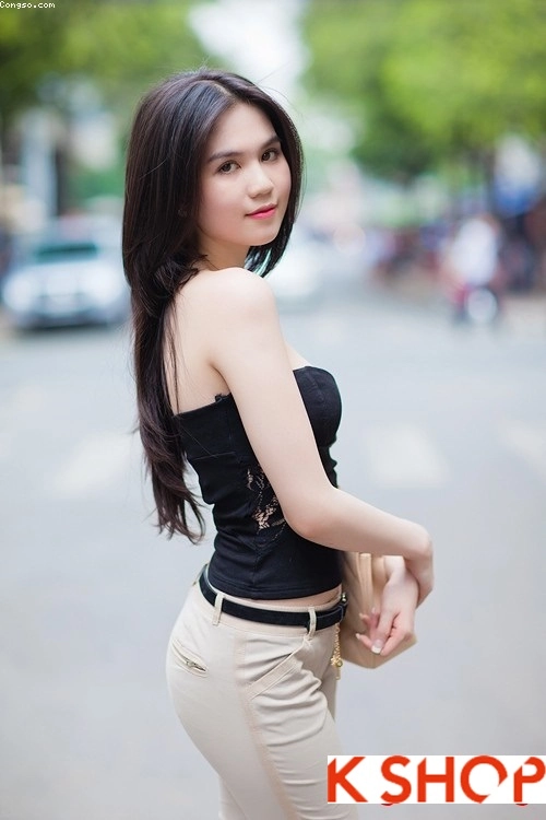 Kiểu tóc dài thẳng đẹp tự nhiên cho bạn gái năm 2017