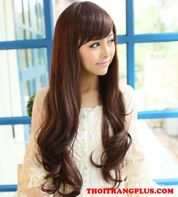 Những kiểu tóc xoăn dài đẹp quyến rũ cho bạn gái
