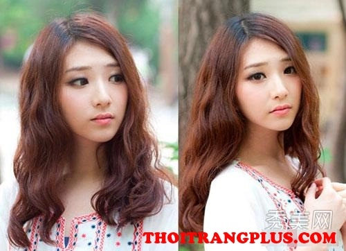 Những kiểu tóc xoăn dài đẹp quyến rũ cho bạn gái