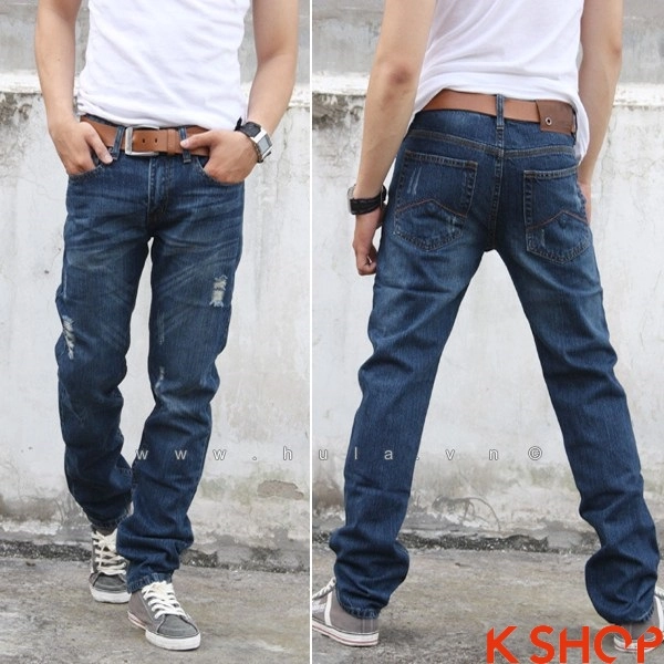 Quần jeans nam đẹp cho chàng cuốn hút mạnh mẽ