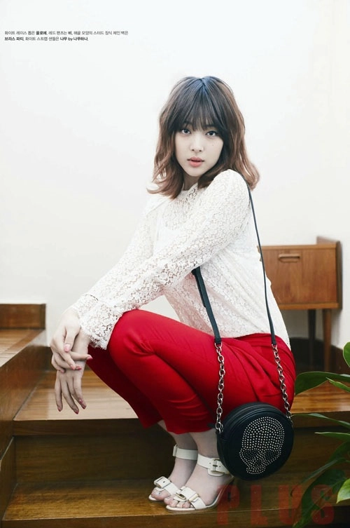 Tóc ngắn xoăn nhẹ đẹp như sulli