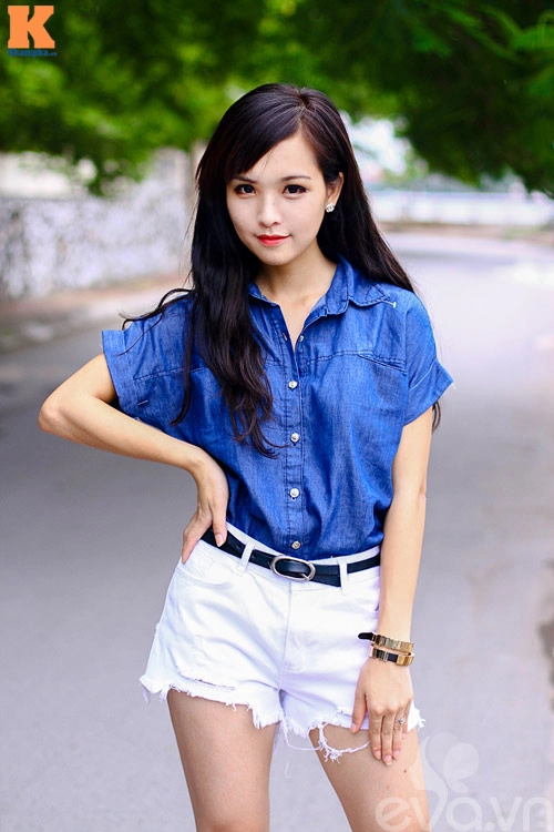 5 phong cách cực chất cùng sơ mi denim