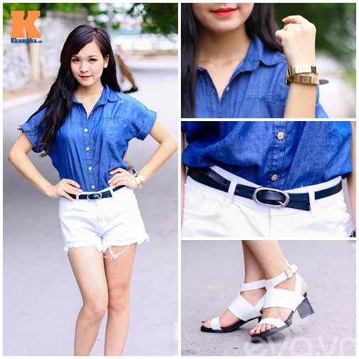 5 phong cách cực chất cùng sơ mi denim