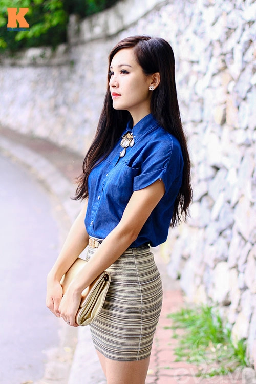5 phong cách cực chất cùng sơ mi denim