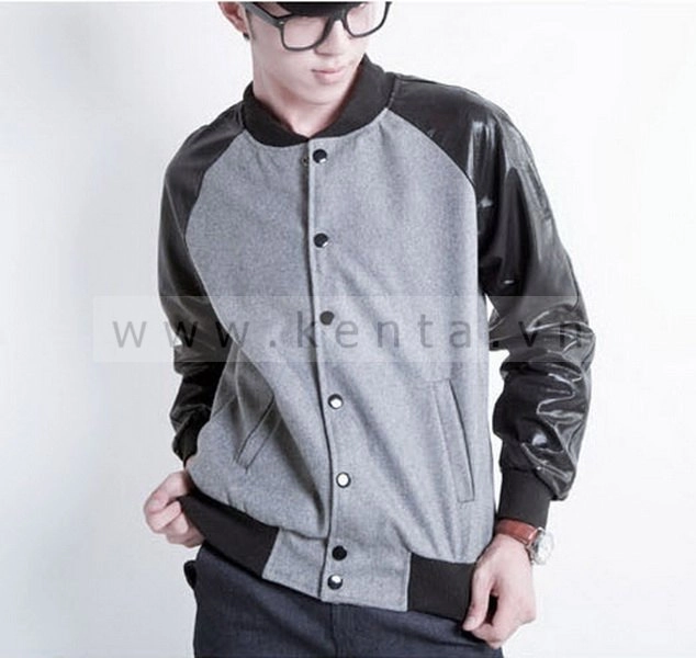 Áo khoác nam cardigan mỏng tay da đẹp đang hot trên thị trường