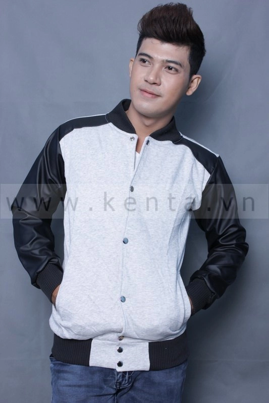Áo khoác nam cardigan mỏng tay da đẹp đang hot trên thị trường