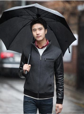 Áo khoác nam cardigan mỏng tay da đẹp đang hot trên thị trường
