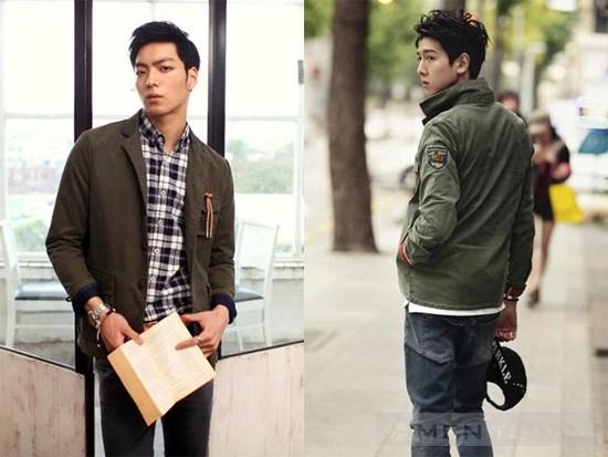 Áo khoác nam gam màu thanh lịch ấm áp ngày lạnh cho quý ông
